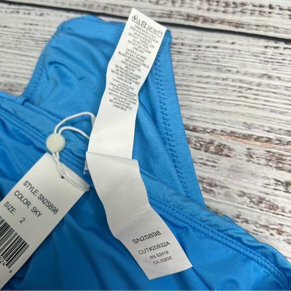 Sunshine 79 Size 2 Standard High Waist Pant Bikini Swimsuit Bottom High Cut - Picture 8 of 9